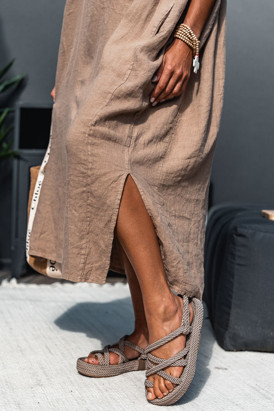 ROBE LIMAYA TABAC