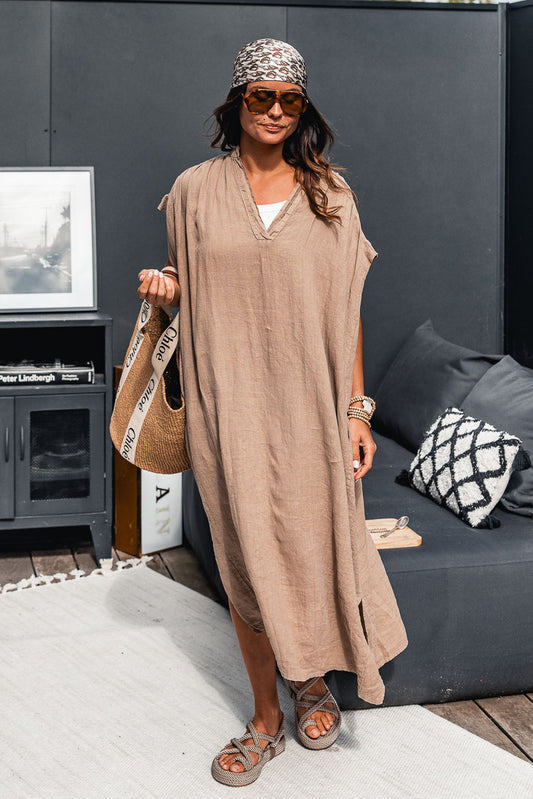 ROBE LIMAYA TABAC