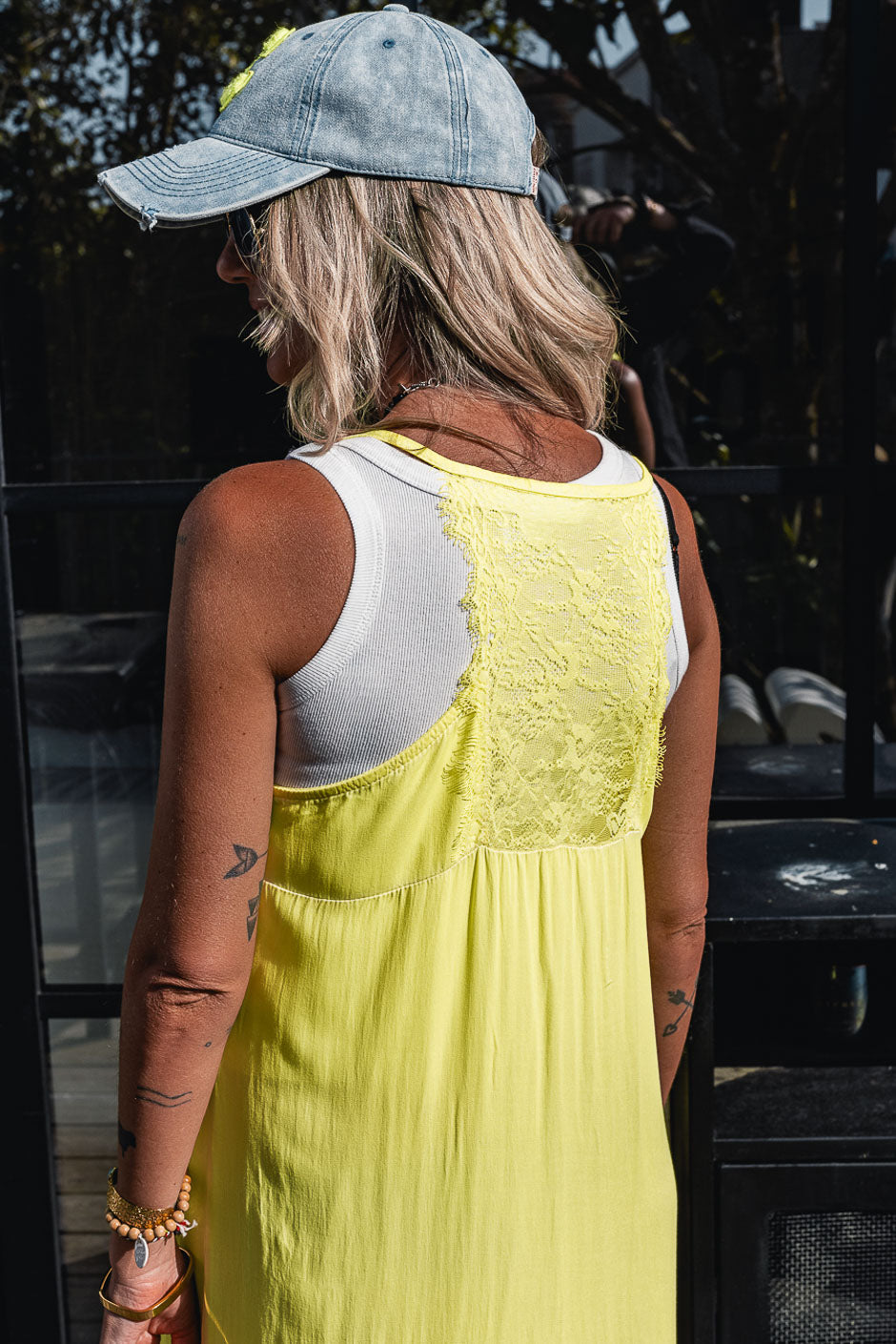 DAYTON FLUORESCENT YELLOW CAP
