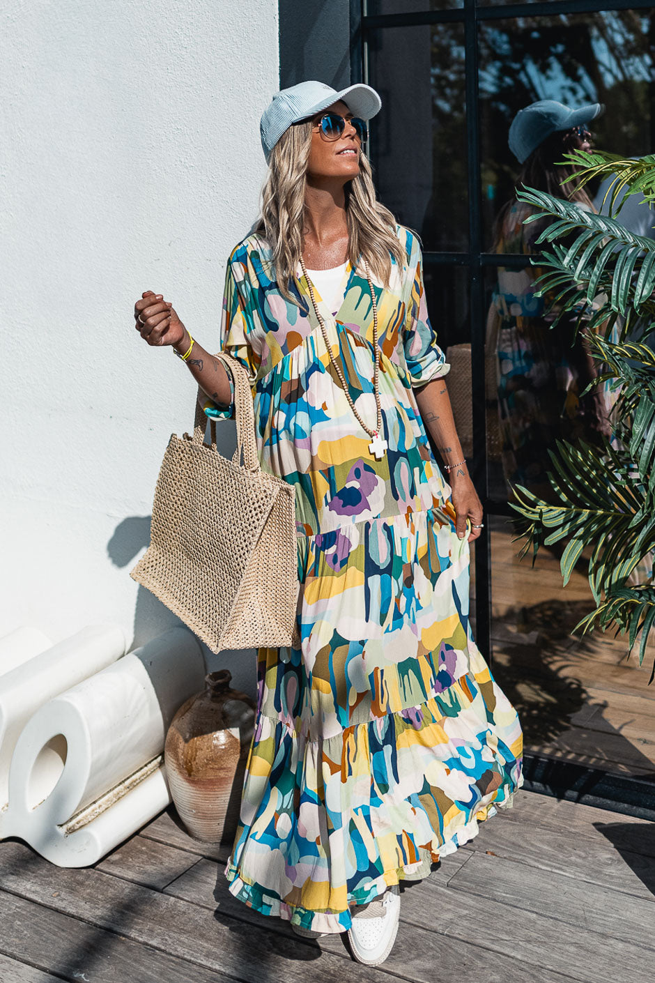 NAIRI PRINT DRESS