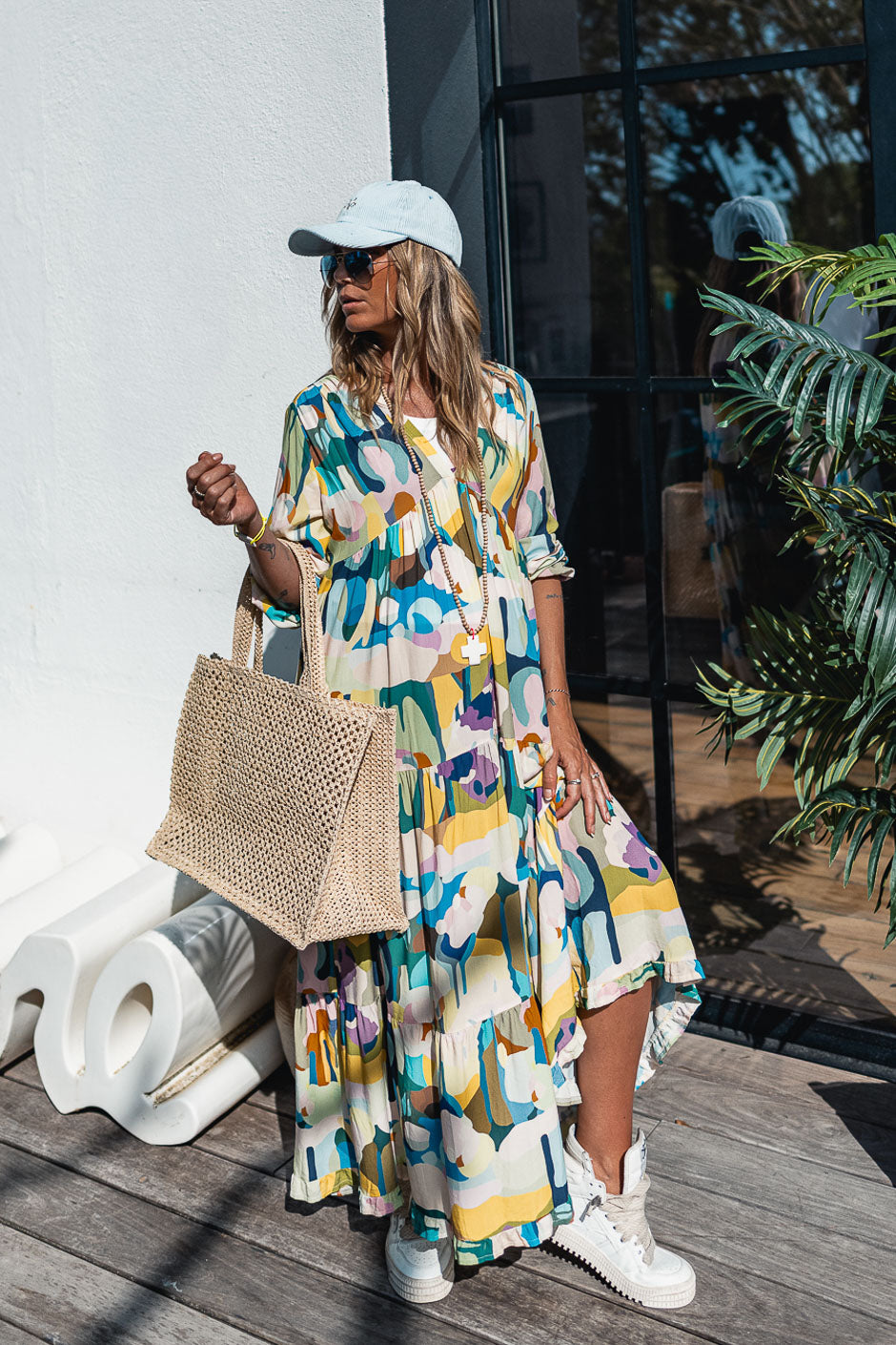 NAIRI PRINT DRESS