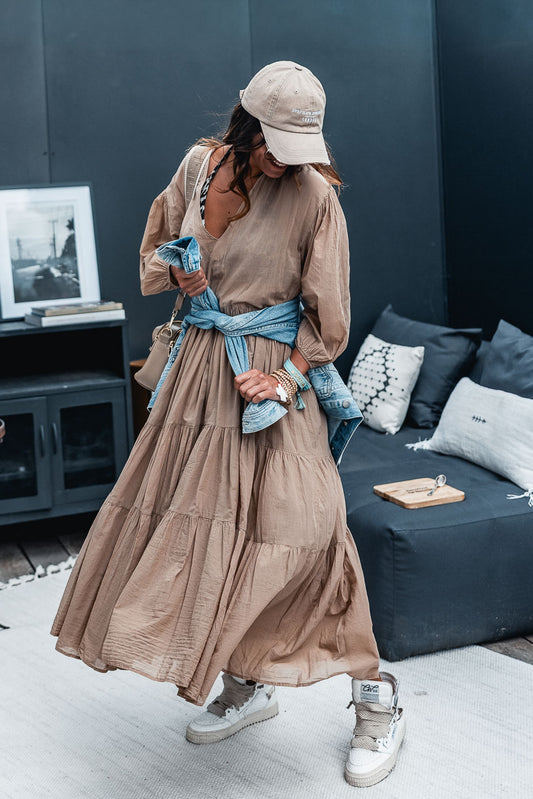 ROBE ODETA BEIGE
