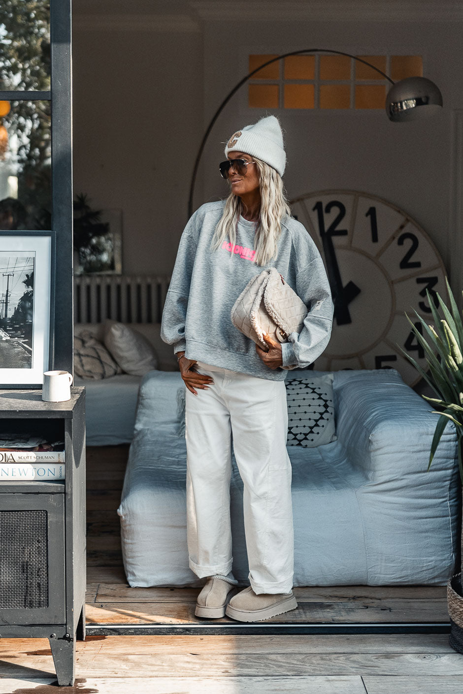 SWEAT ICONY GRIS