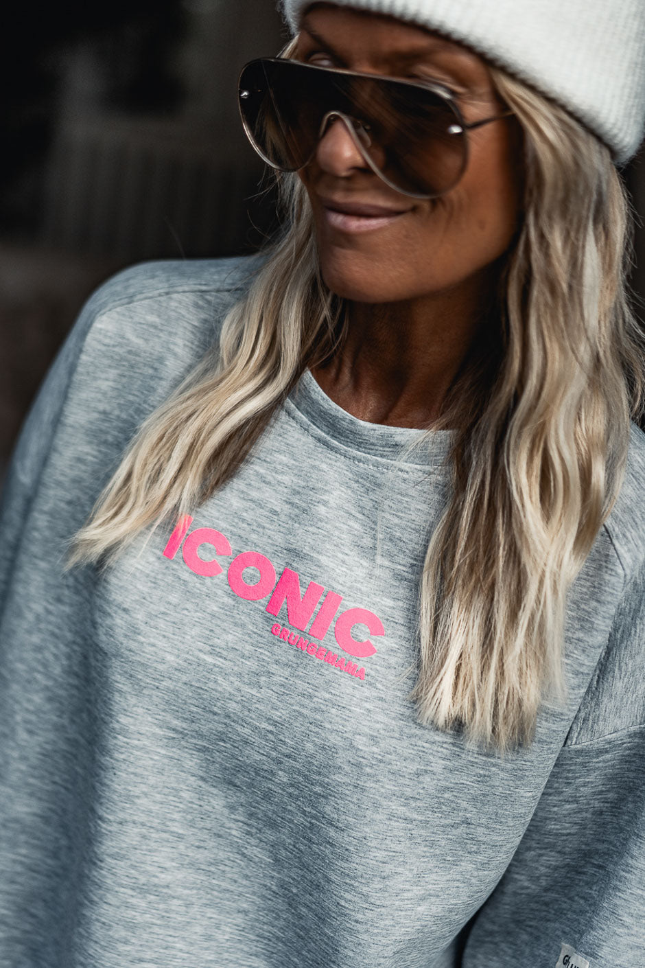 SWEAT ICONY GRIS