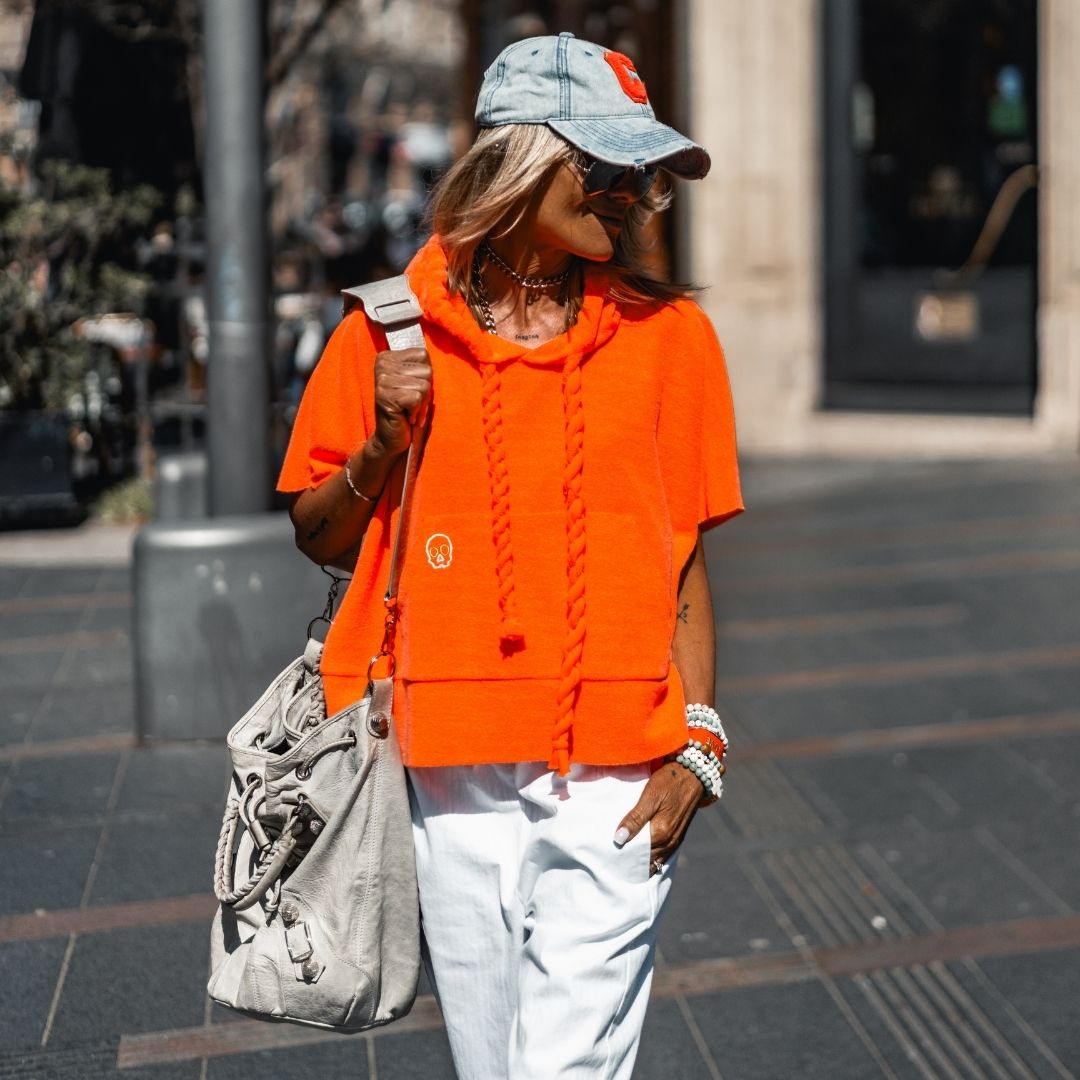 SUDADERA BROOKE NARANJA