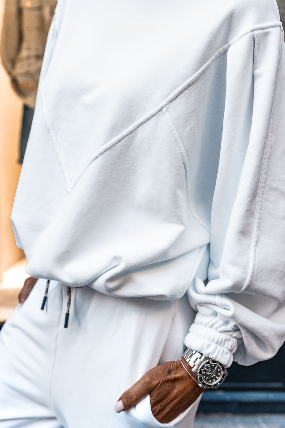 SWEAT LINA BLANC
