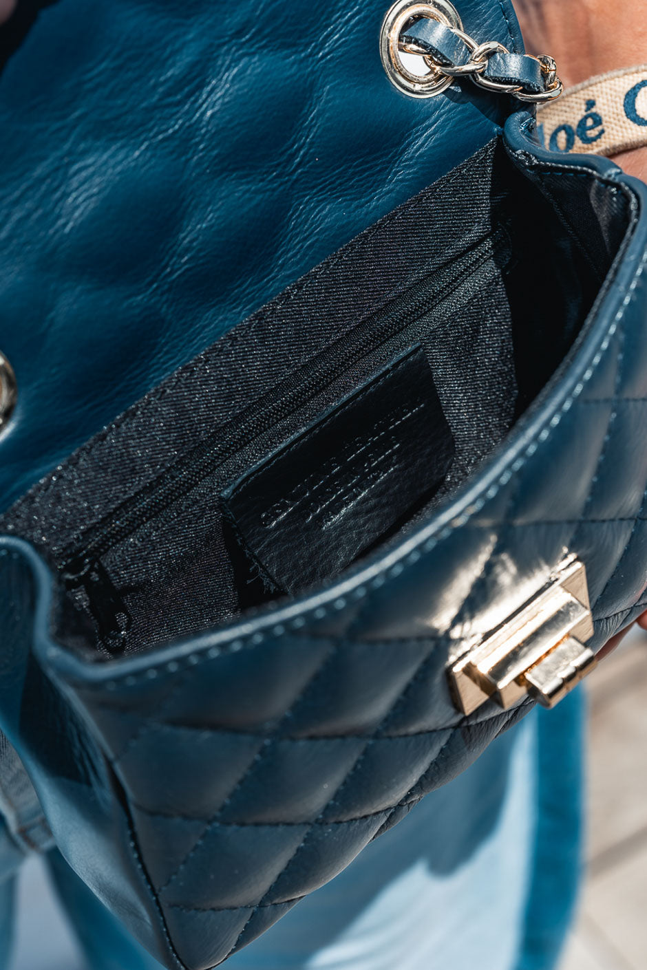 CHERRY NAVY BAG