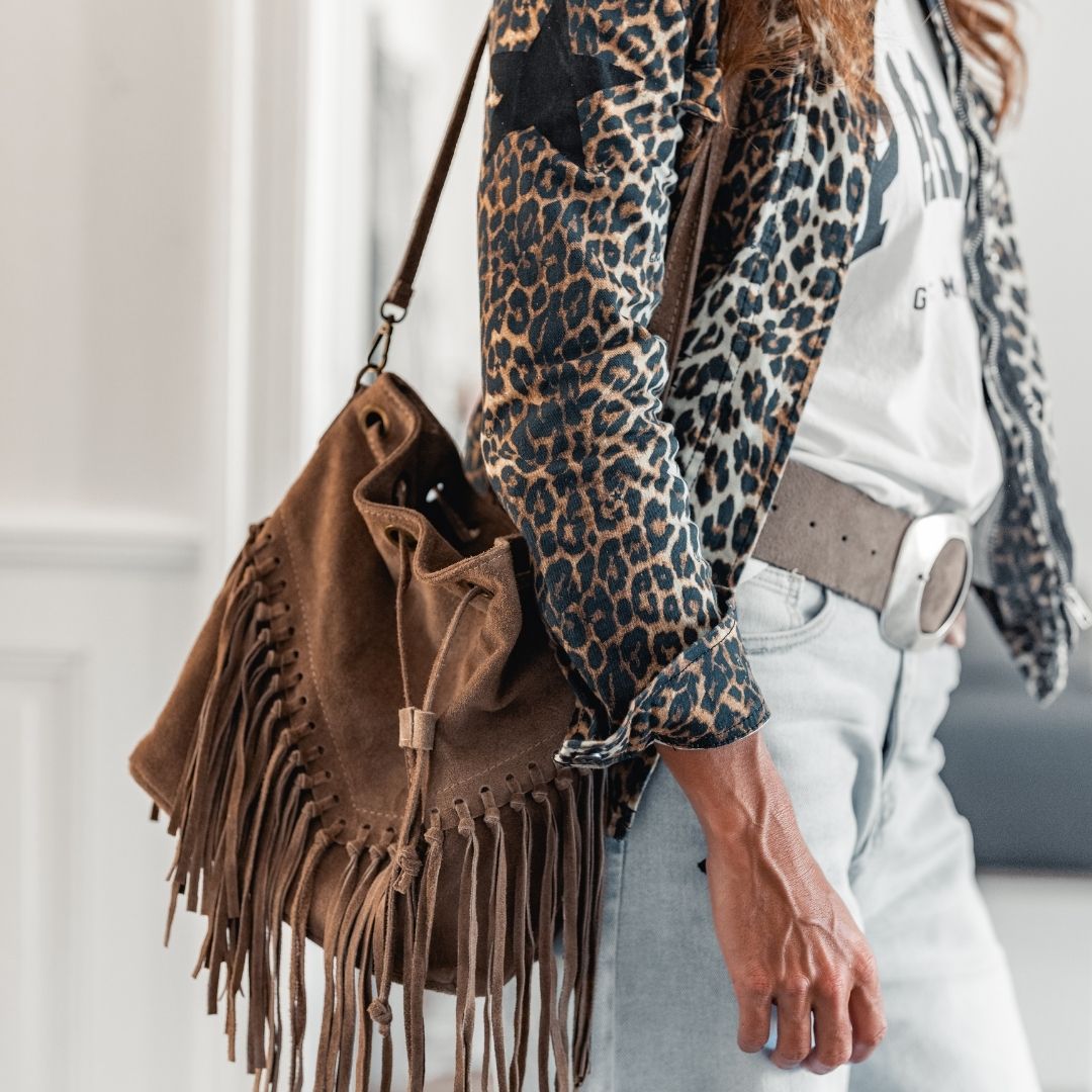 Sac Grungemama Emely daim beige