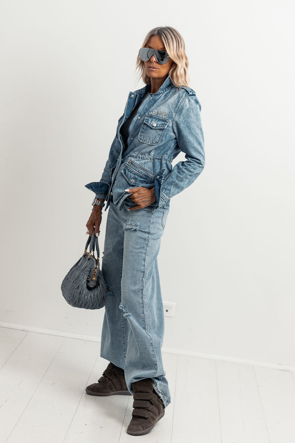 NEW GRUNGECLUB BLEACH SAHARIENNE
