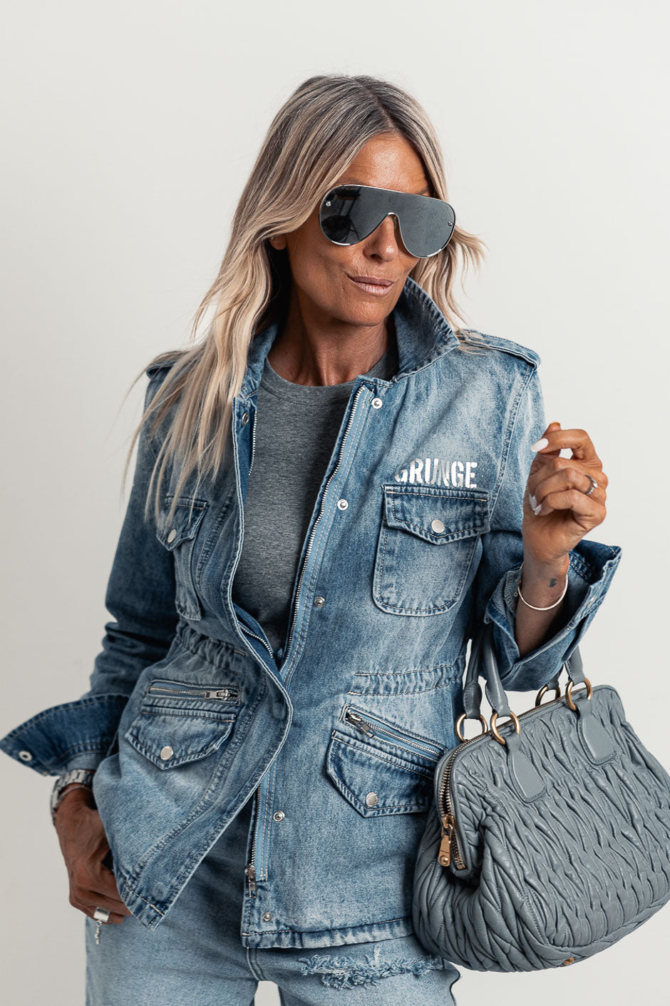 NEW GRUNGECLUB BLEACH SAHARIENNE