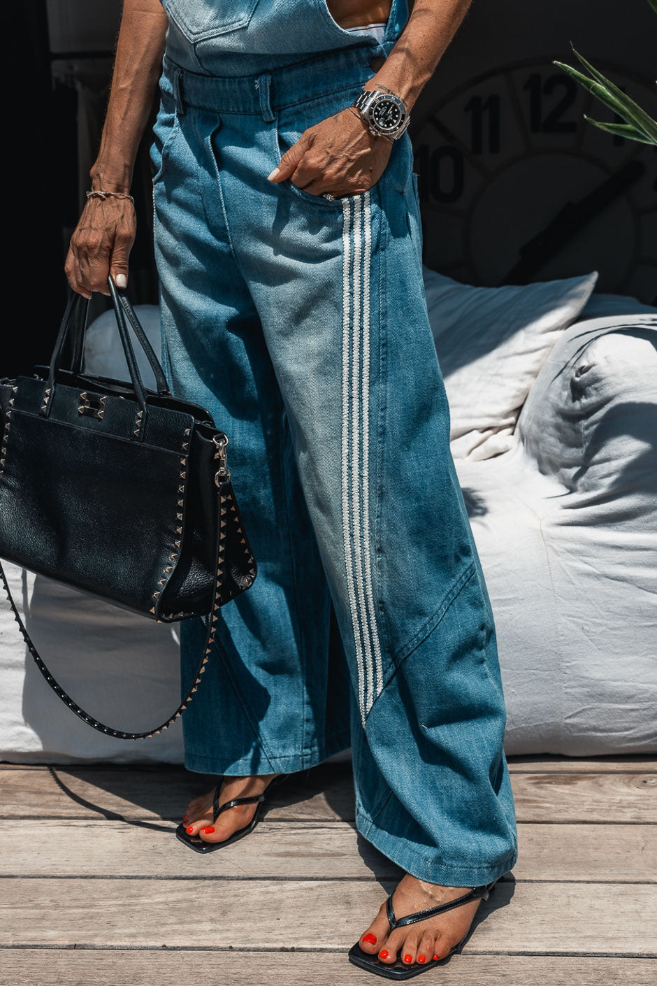 HELYMA DENIM OVERALLS
