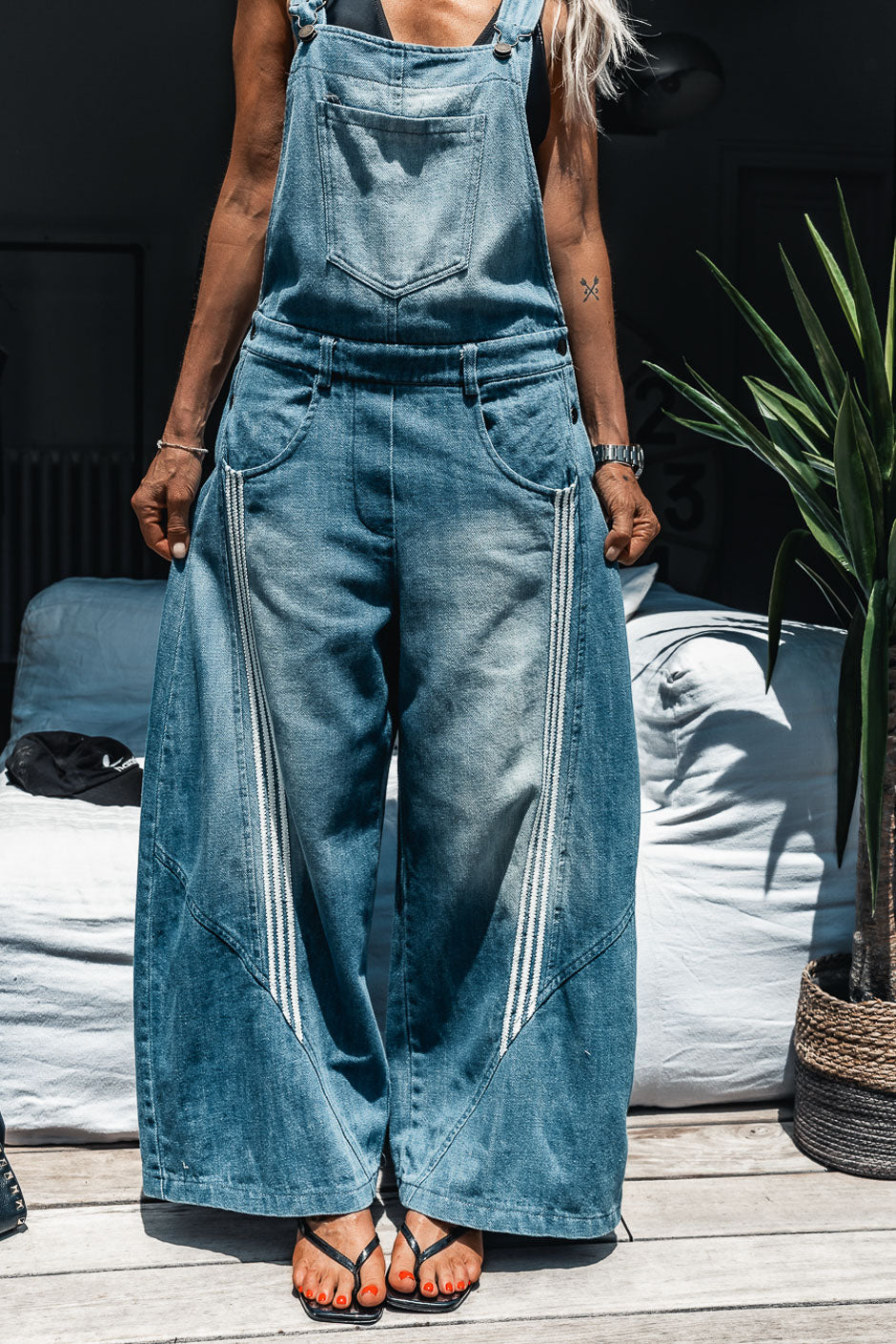 HELYMA DENIM OVERALLS