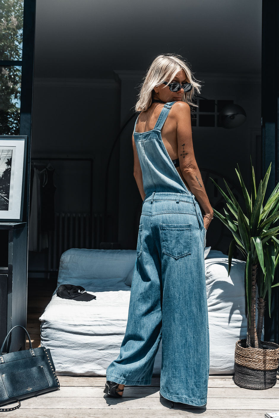 HELYMA DENIM OVERALLS