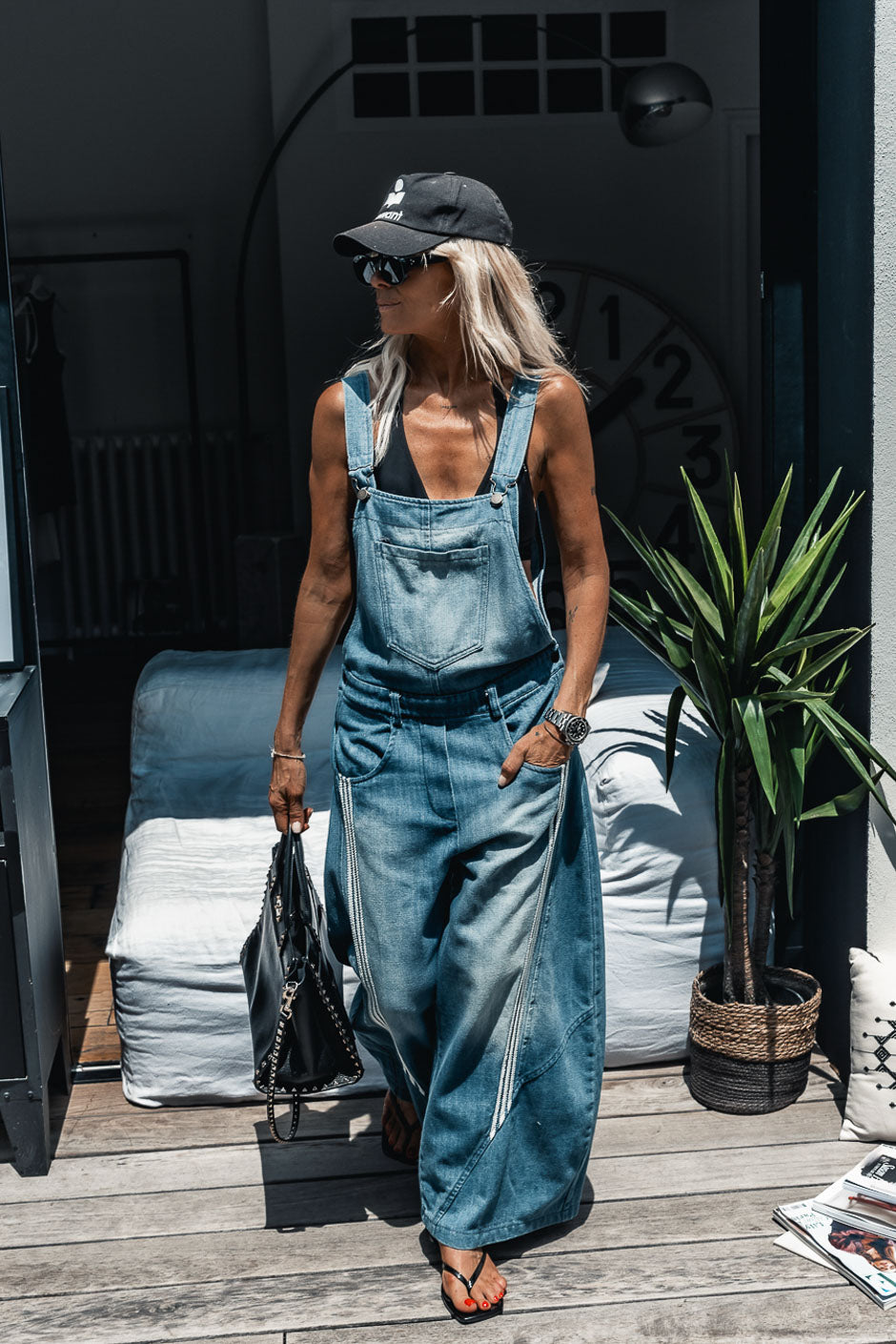 HELYMA DENIM OVERALLS