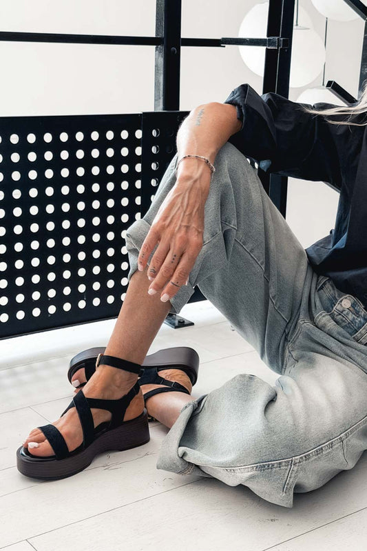 TISSIA BLACK SANDALS