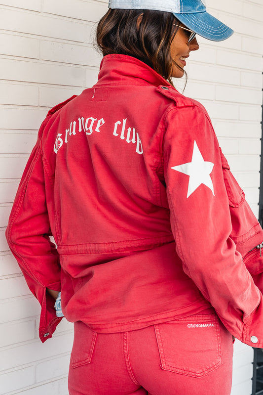SAHARIENNE NEW GRUNGECLUB ROUGE