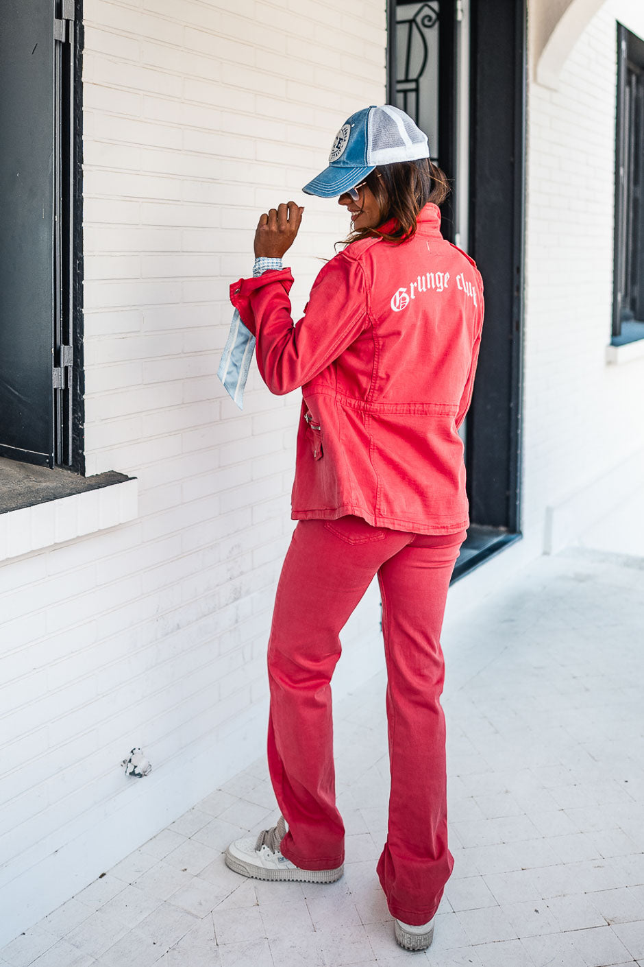 SAHARIENNE NEW GRUNGECLUB ROUGE