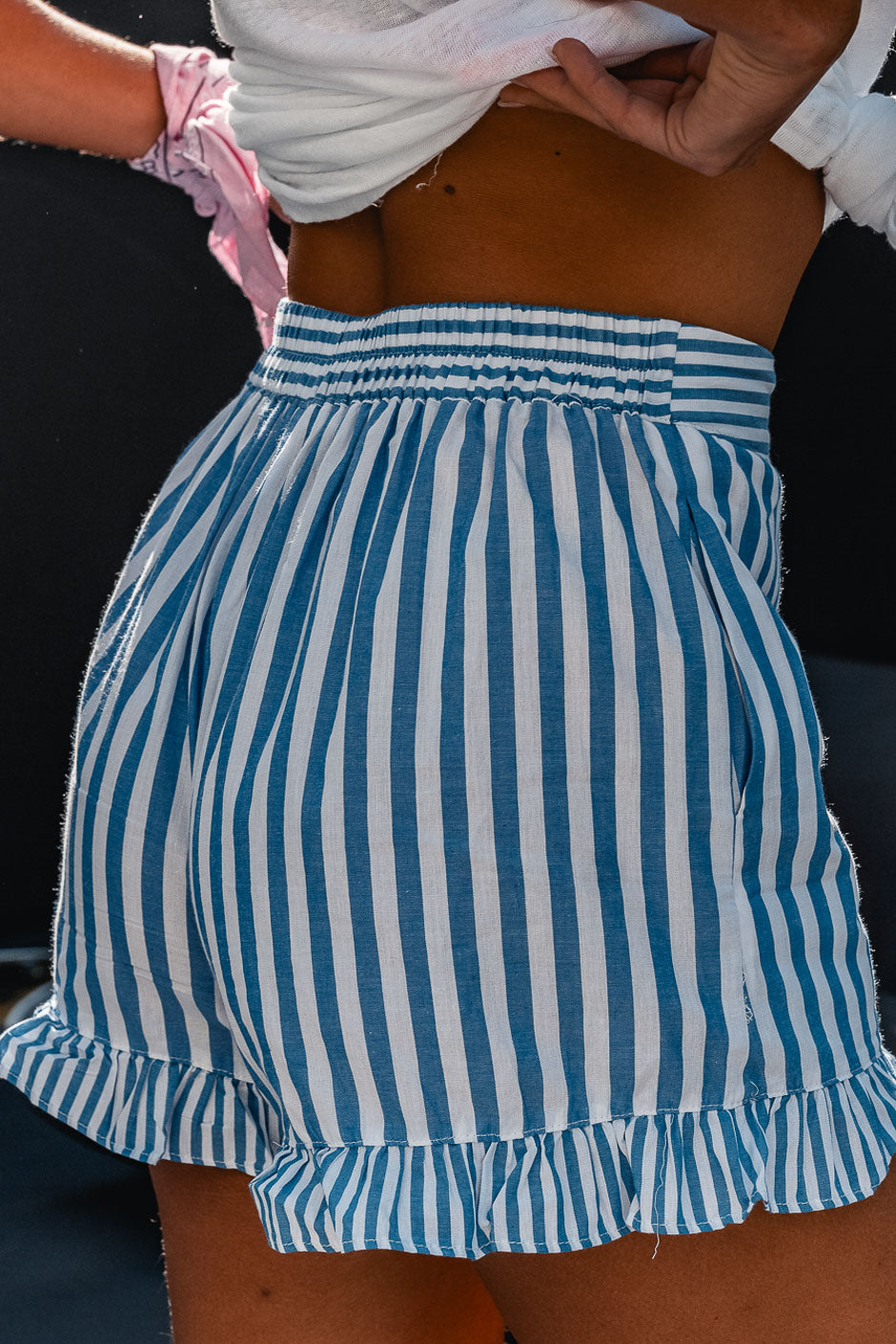 SHORT ELISA BLEU