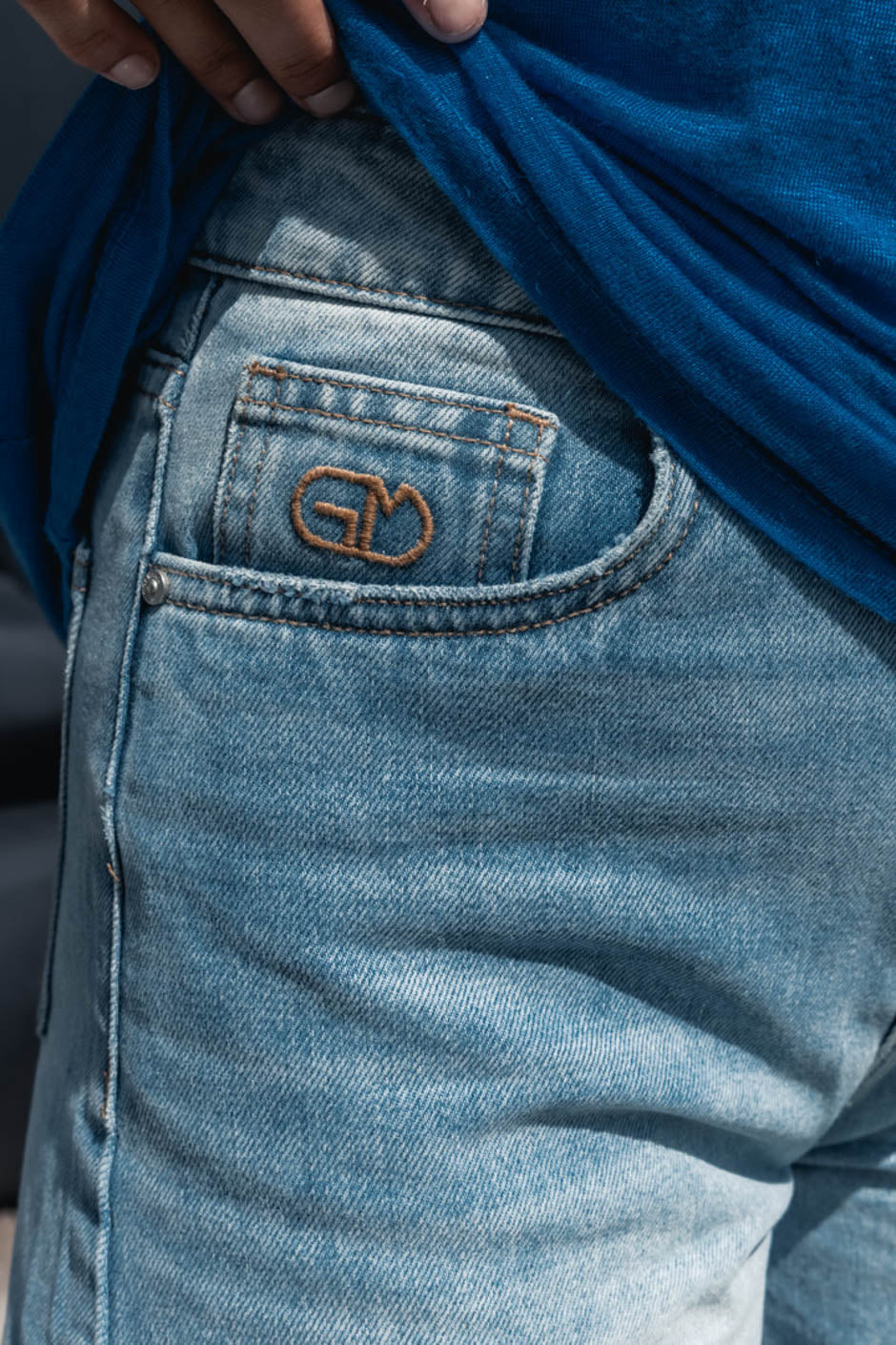 BLUE JOHNSON SHORTS
