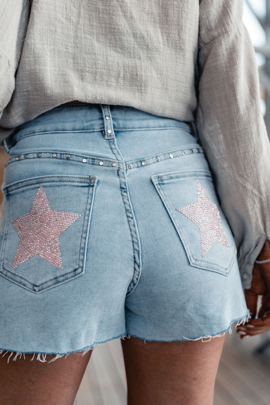SHORT STEFFY BLUE