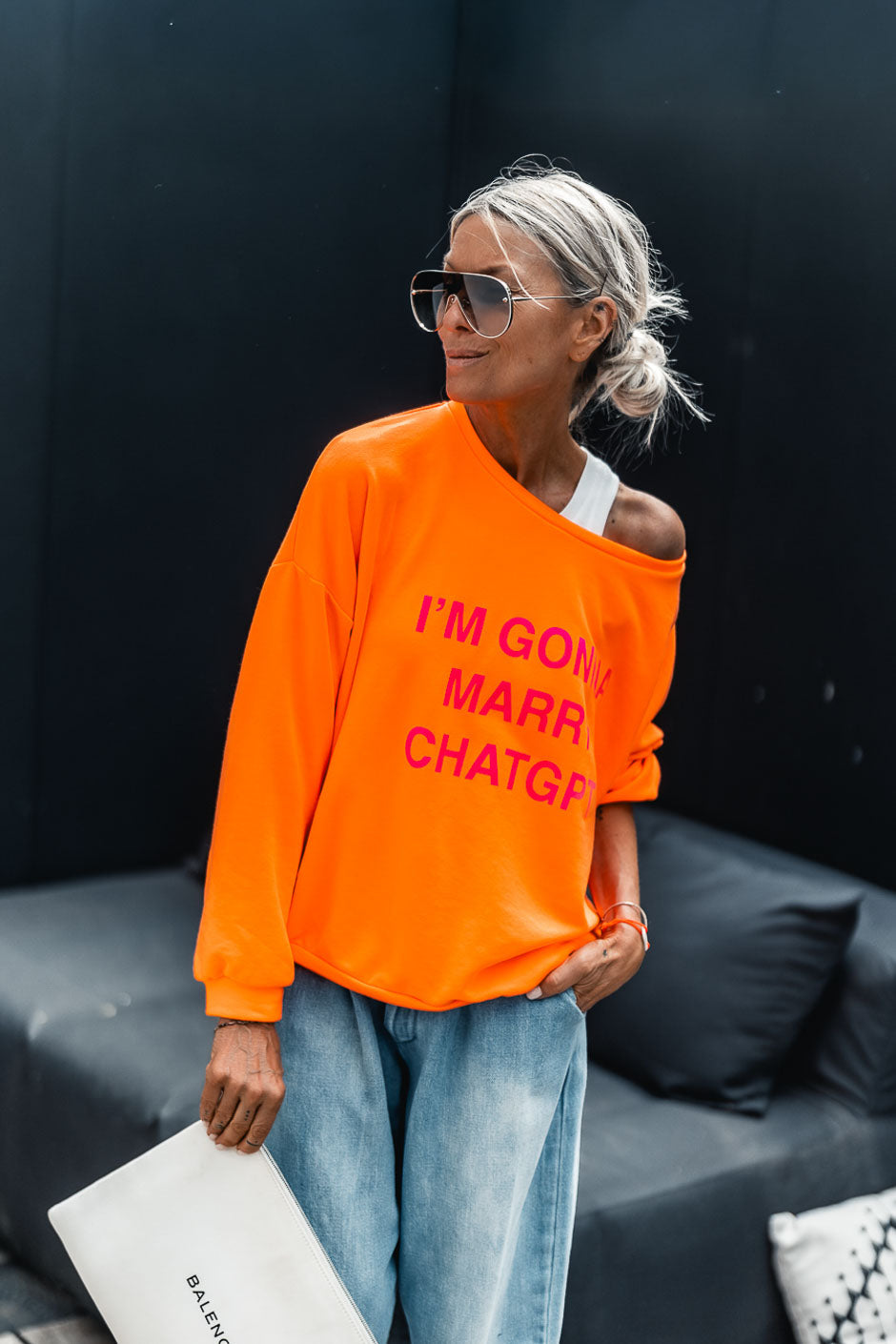 SWEAT ASPEN ORANGE