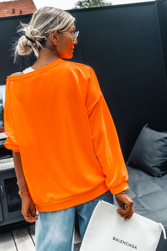 ORANGE ASPEN SWEATSHIRT