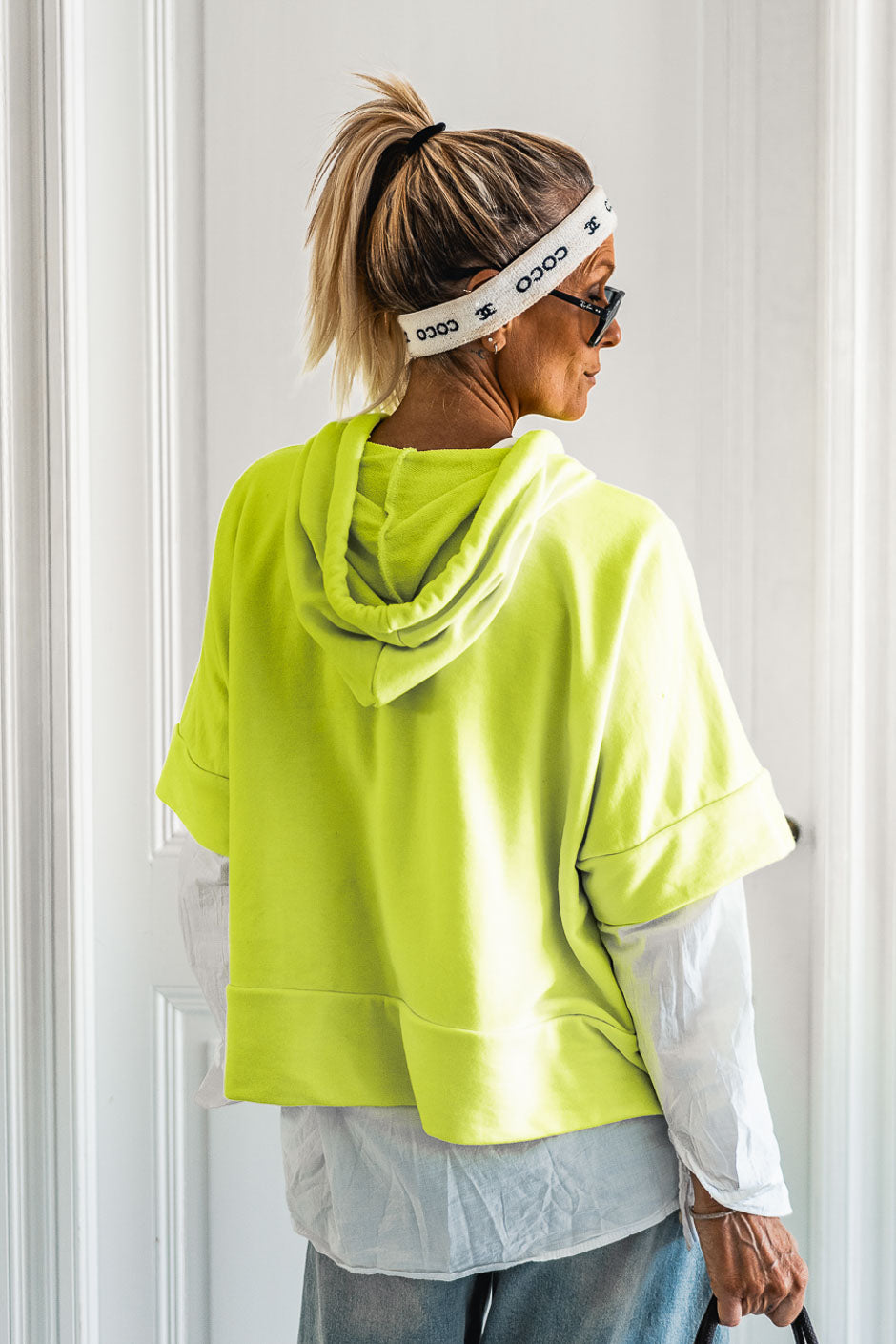 JOELLE NEON YELLOW SWEATER