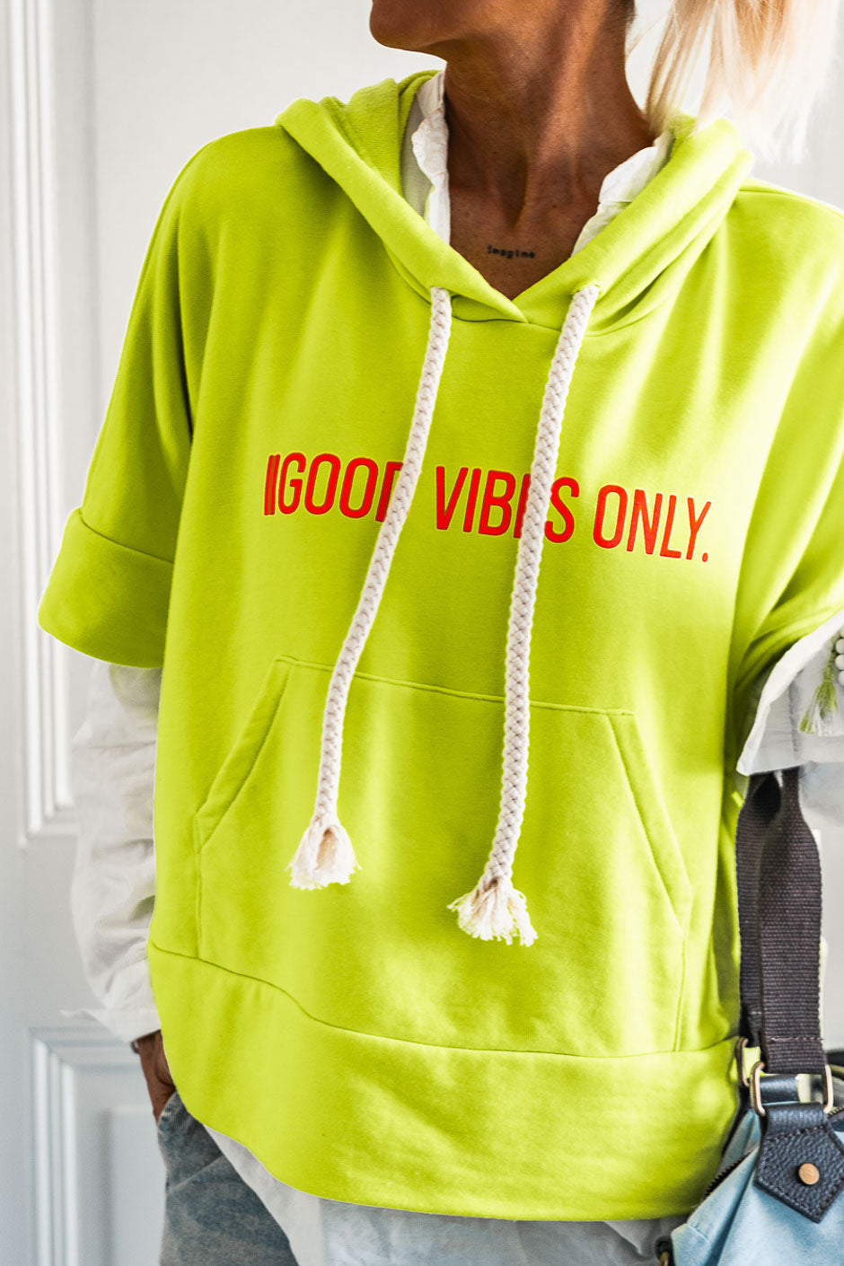 JOELLE NEON YELLOW SWEATER