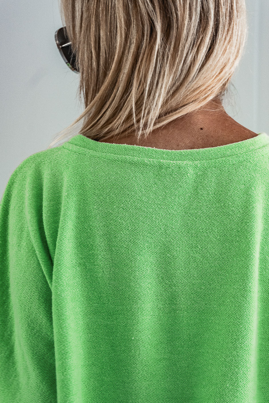 SWEAT BROOKIE VERT FLUO
