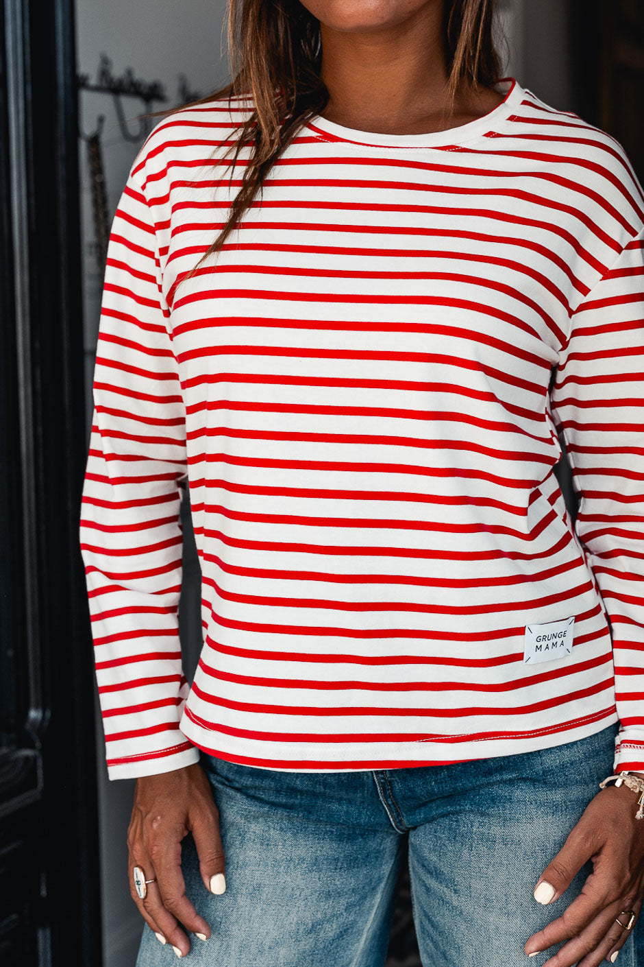 T-SHIRT DOE ROUGE