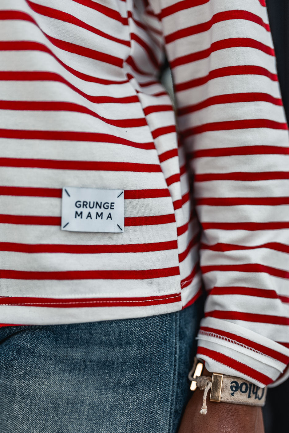 T-SHIRT DOE ROUGE