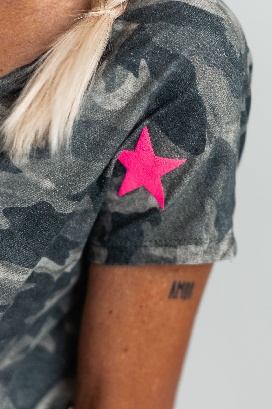 POWER STAR CAMOUFLAGE T-SHIRT