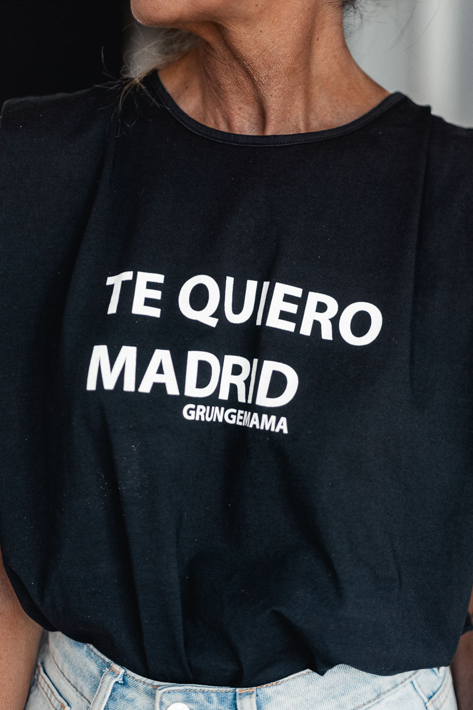 T-SHIRT TE QUIERO NOIR