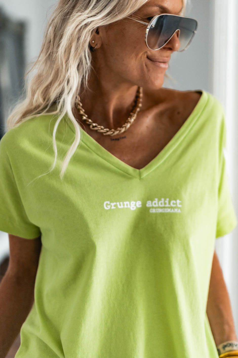 GREEN ADDICT T-SHIRT