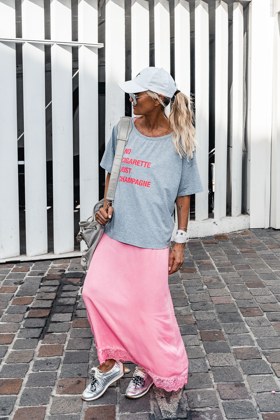 T-SHIRT CHAMPAGNE GRIS