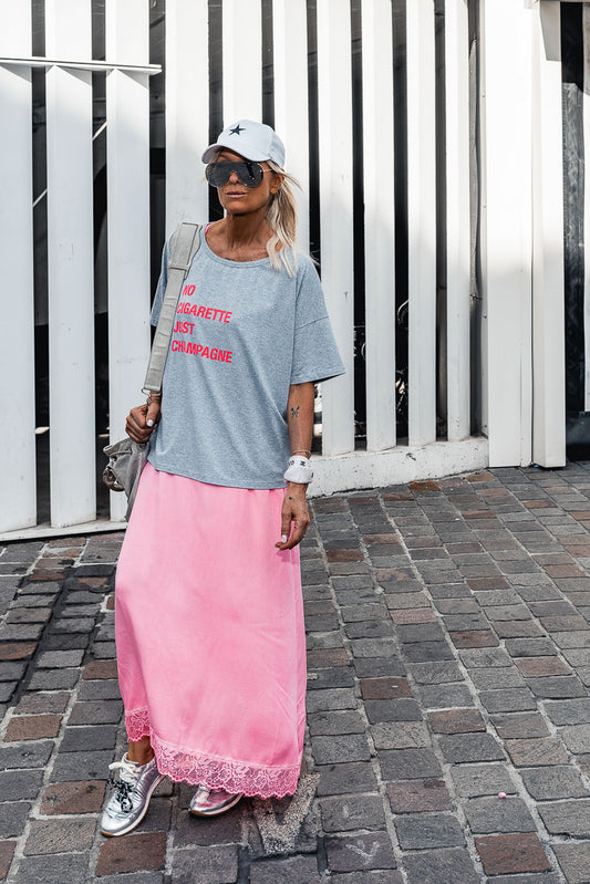 T-SHIRT CHAMPAGNE GRIS