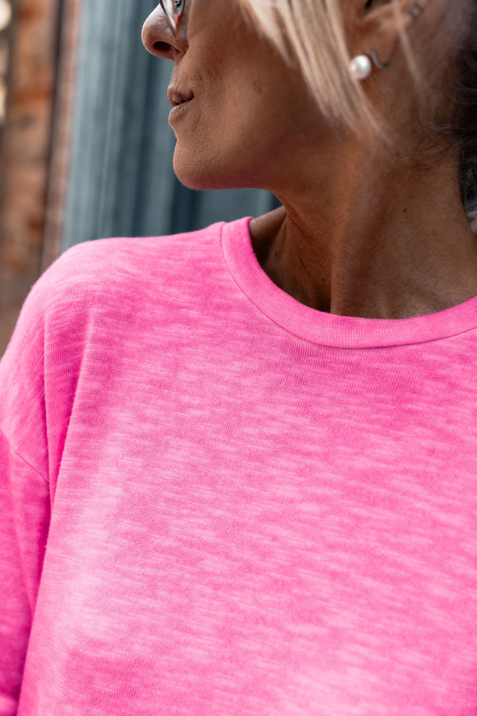 CAMISETA BRYT ROSA FLUOR