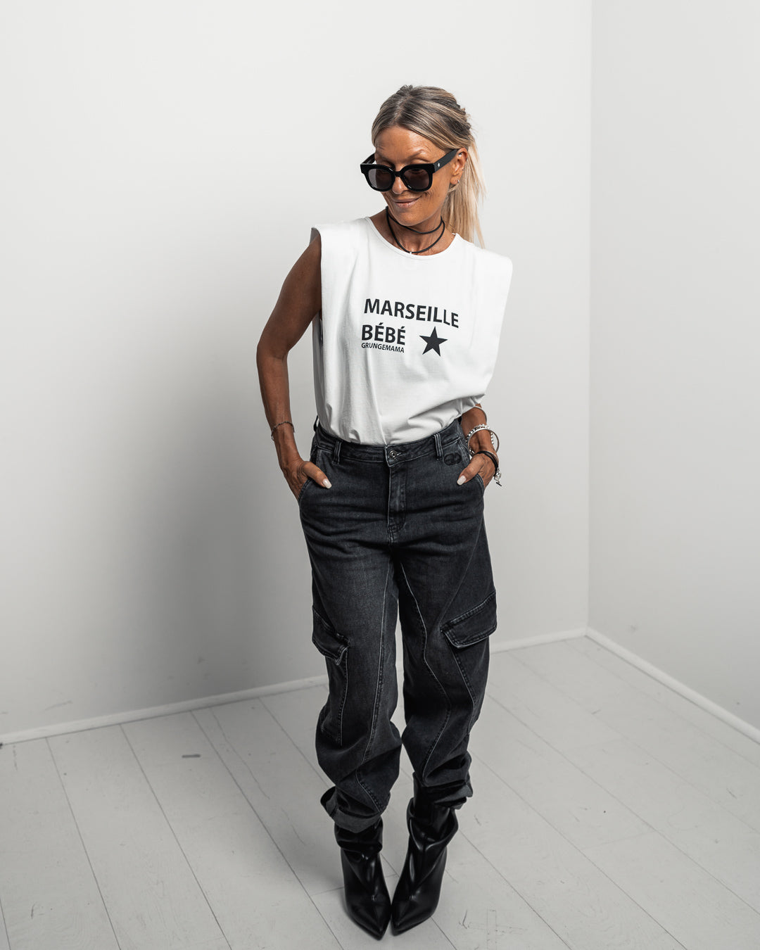 T-SHIRT MARSEILLE BEBE BLANC