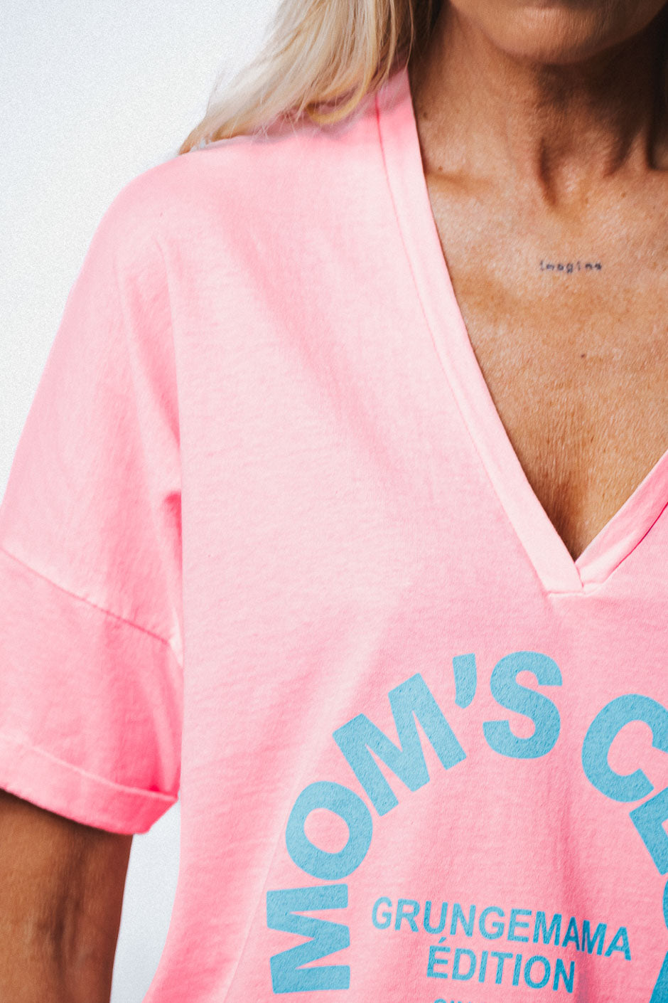 T-SHIRT MUMS CLUB PINK