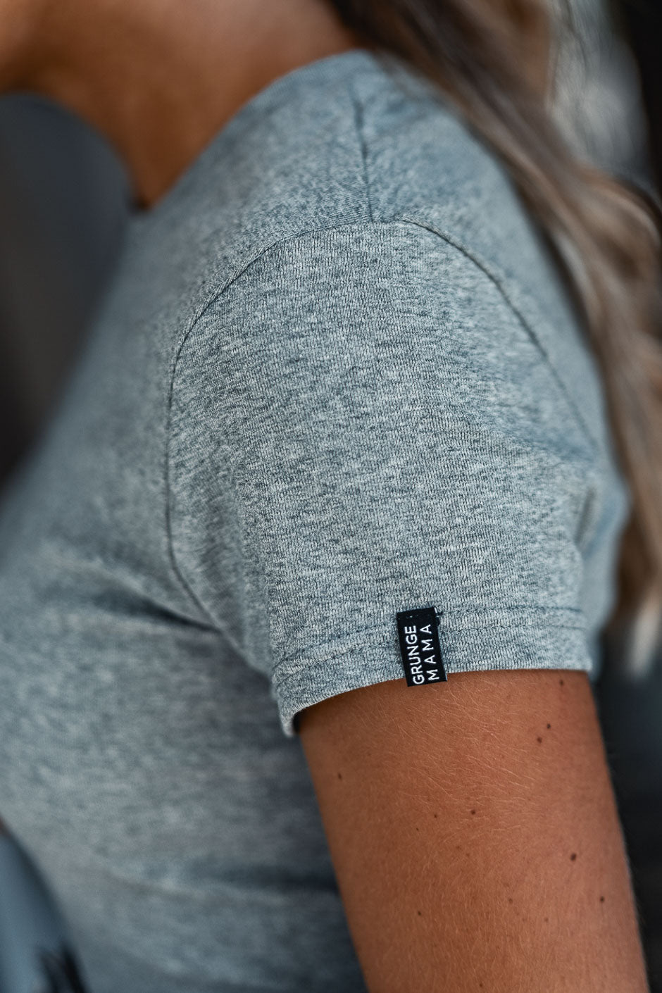 T-SHIRT MIKE ANTHRACITE