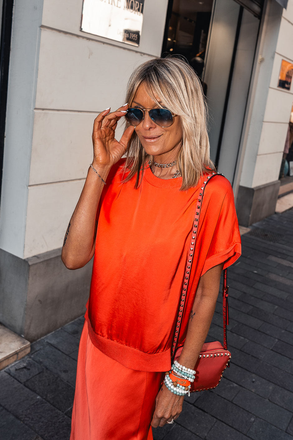 TOP FAUSTINE ORANGE
