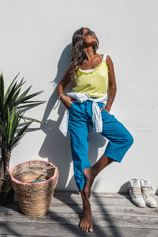 TOP KATE FLUO JAUNE FLUO