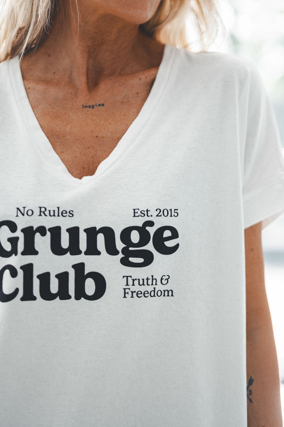 T-SHIRT CLUBY BLANC