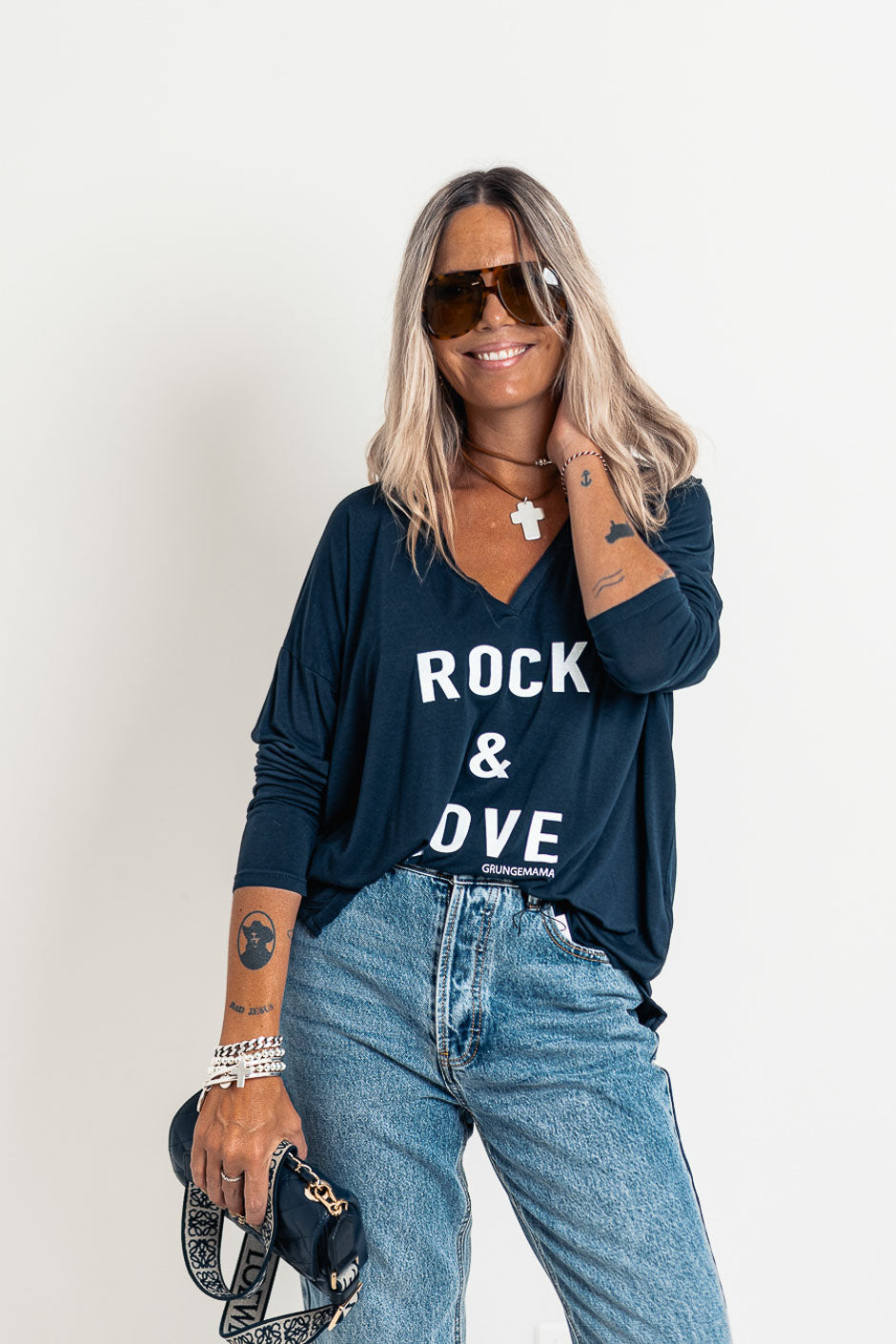 CAMISETA ZEPHIRA LOVE MARINO