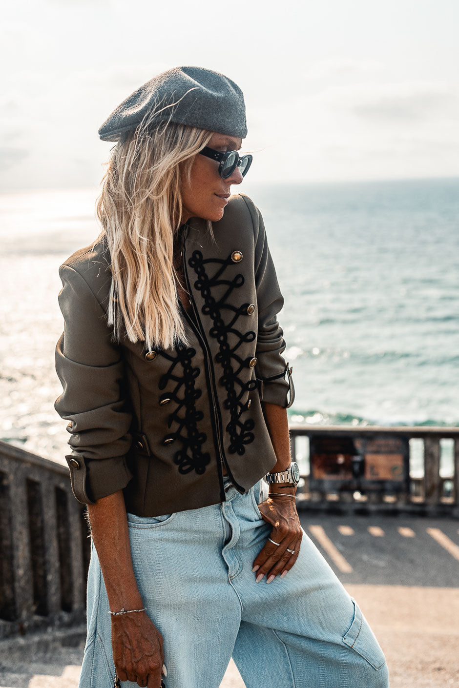 VESTE OFFICE KAKI