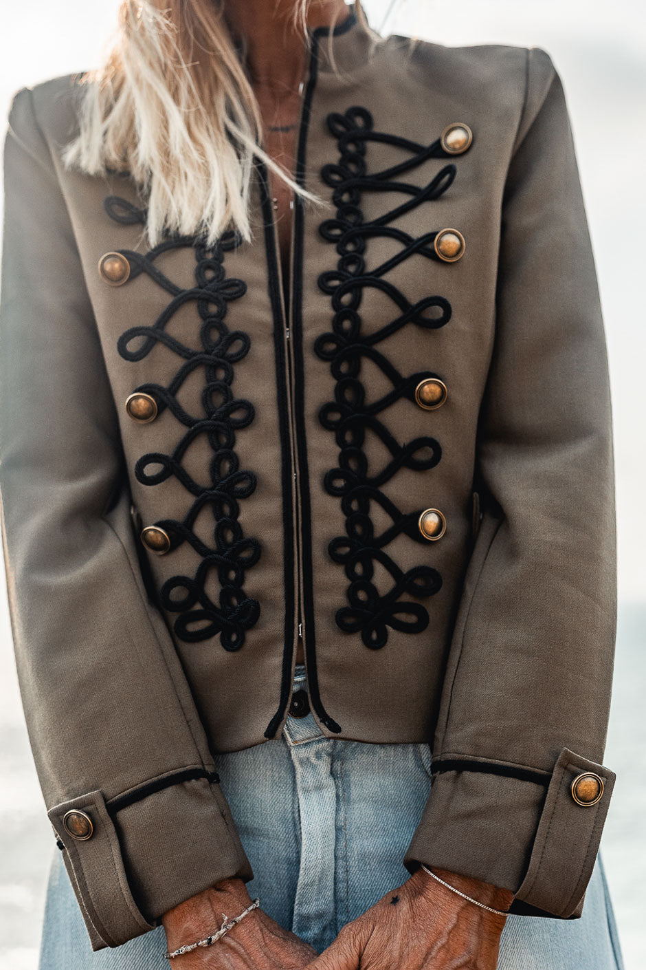 VESTE OFFICE KAKI