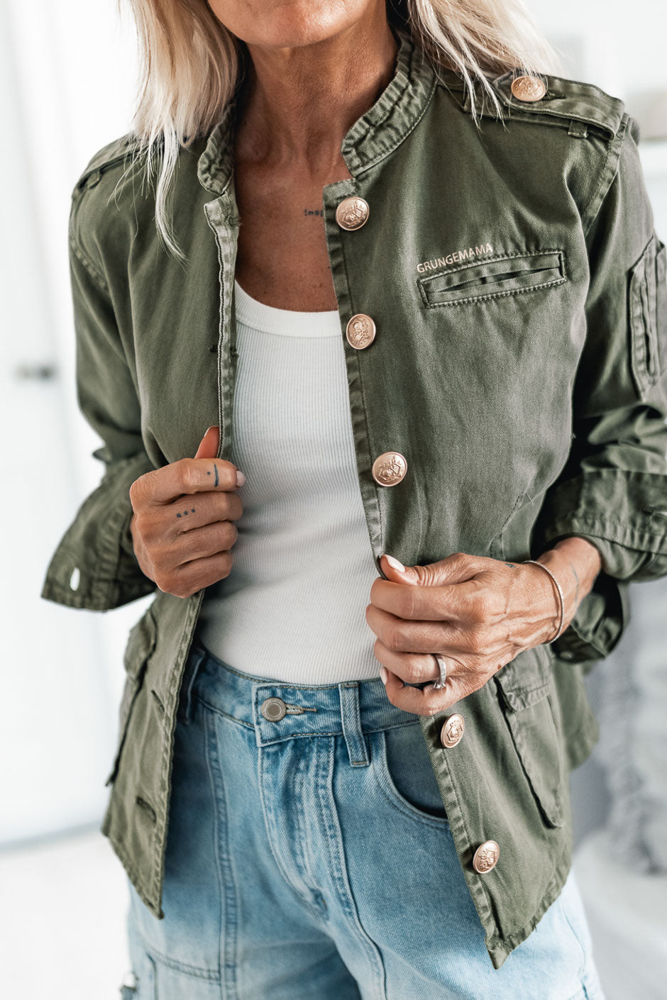 VESTE WELKY KAKI
