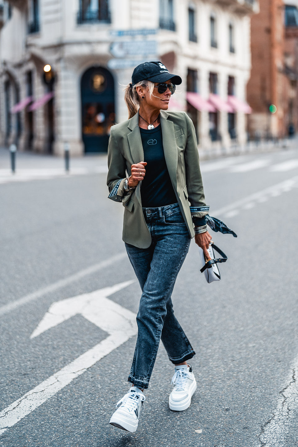 Blazer Grungemama Ama kaki