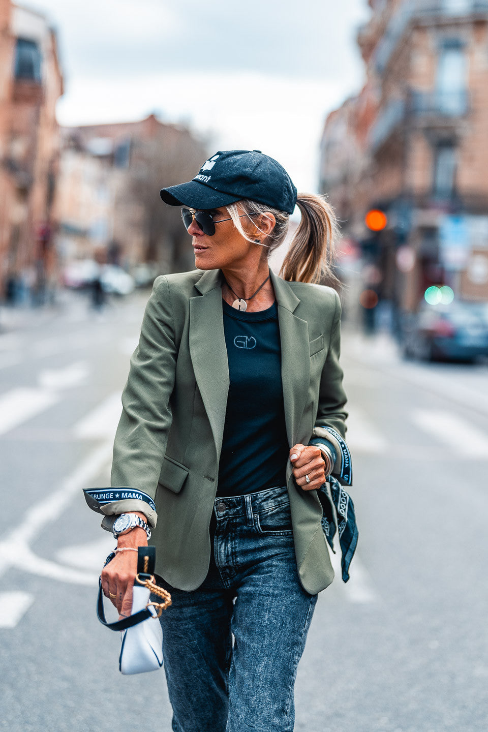 Blazer Grungemama Ama kaki