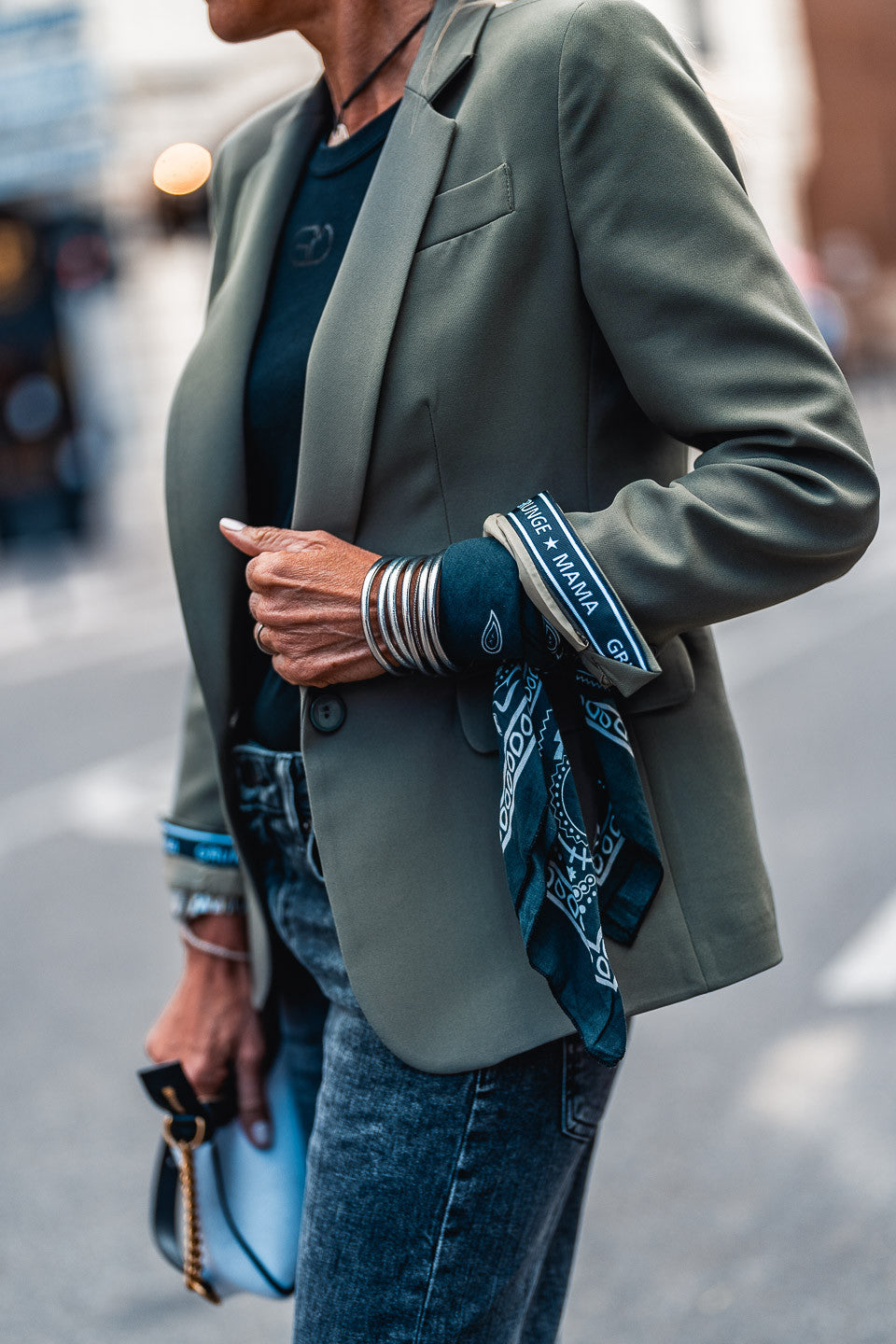 Blazer Grungemama Ama kaki